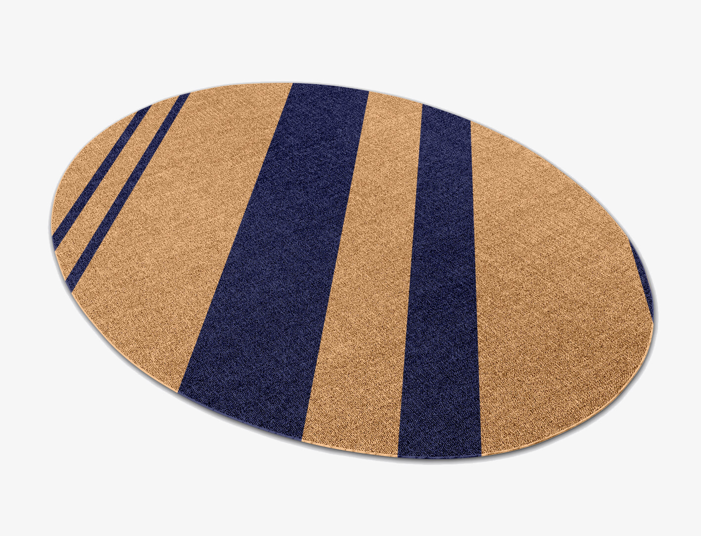 Lambent Geometric Oval Outdoor Recycled Yarn Custom Rug by Rug Artisan