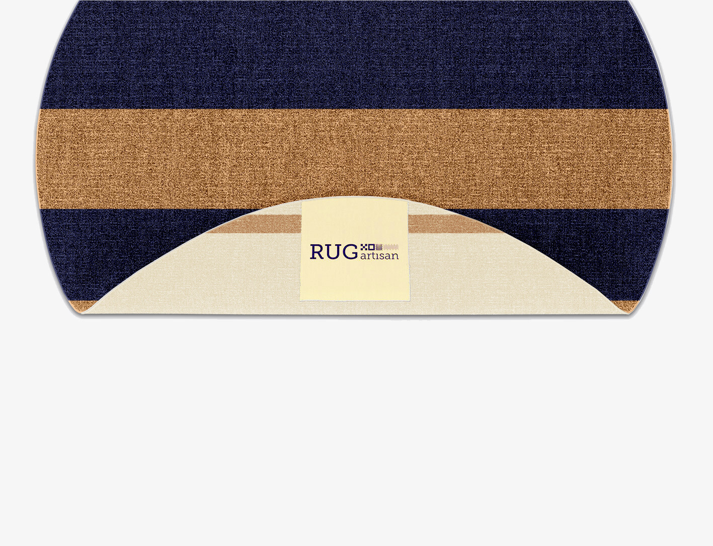 Lambent Geometric Round Outdoor Recycled Yarn Custom Rug by Rug Artisan