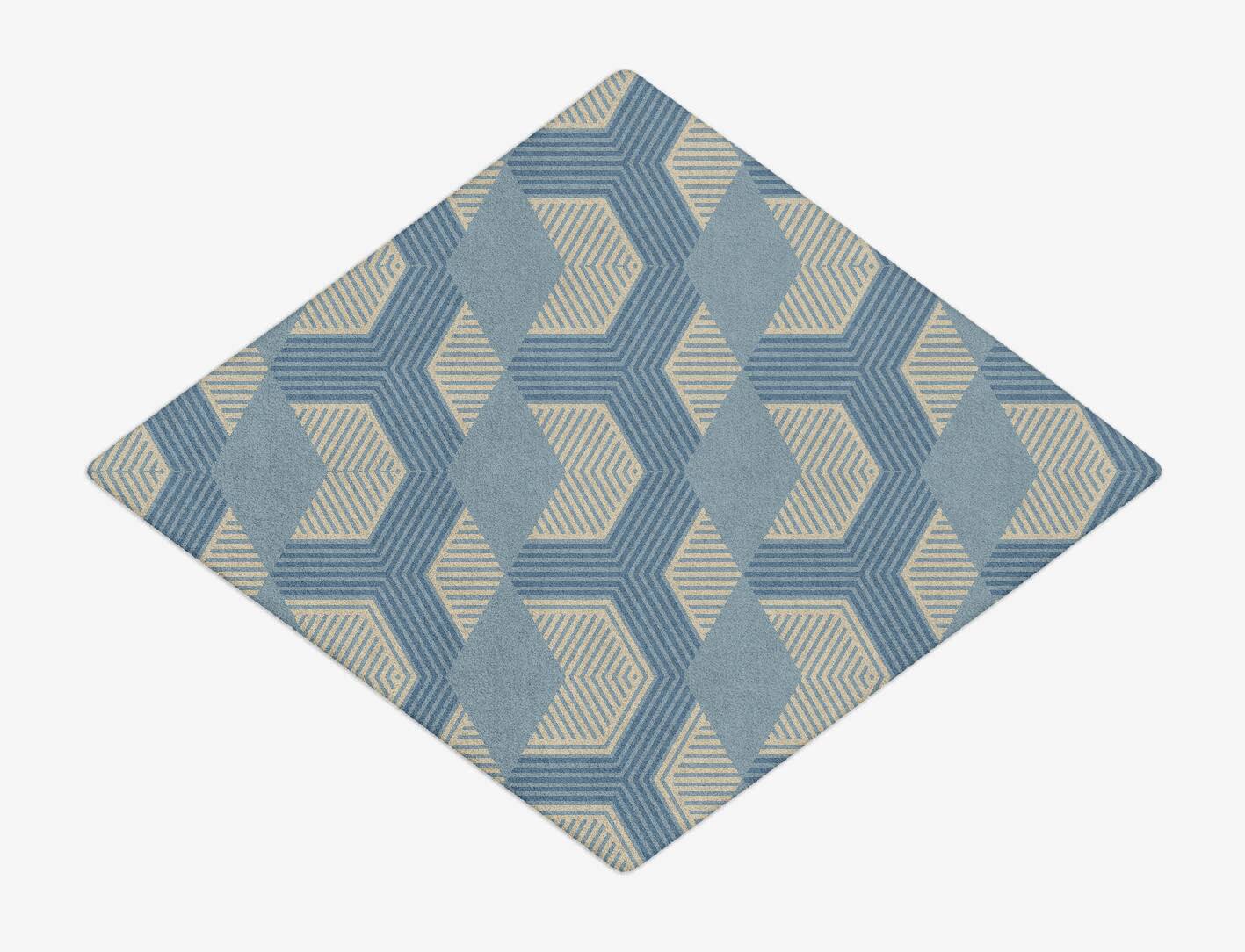 Lanes Modern Geometrics Diamond Hand Tufted Pure Wool Custom Rug by Rug Artisan