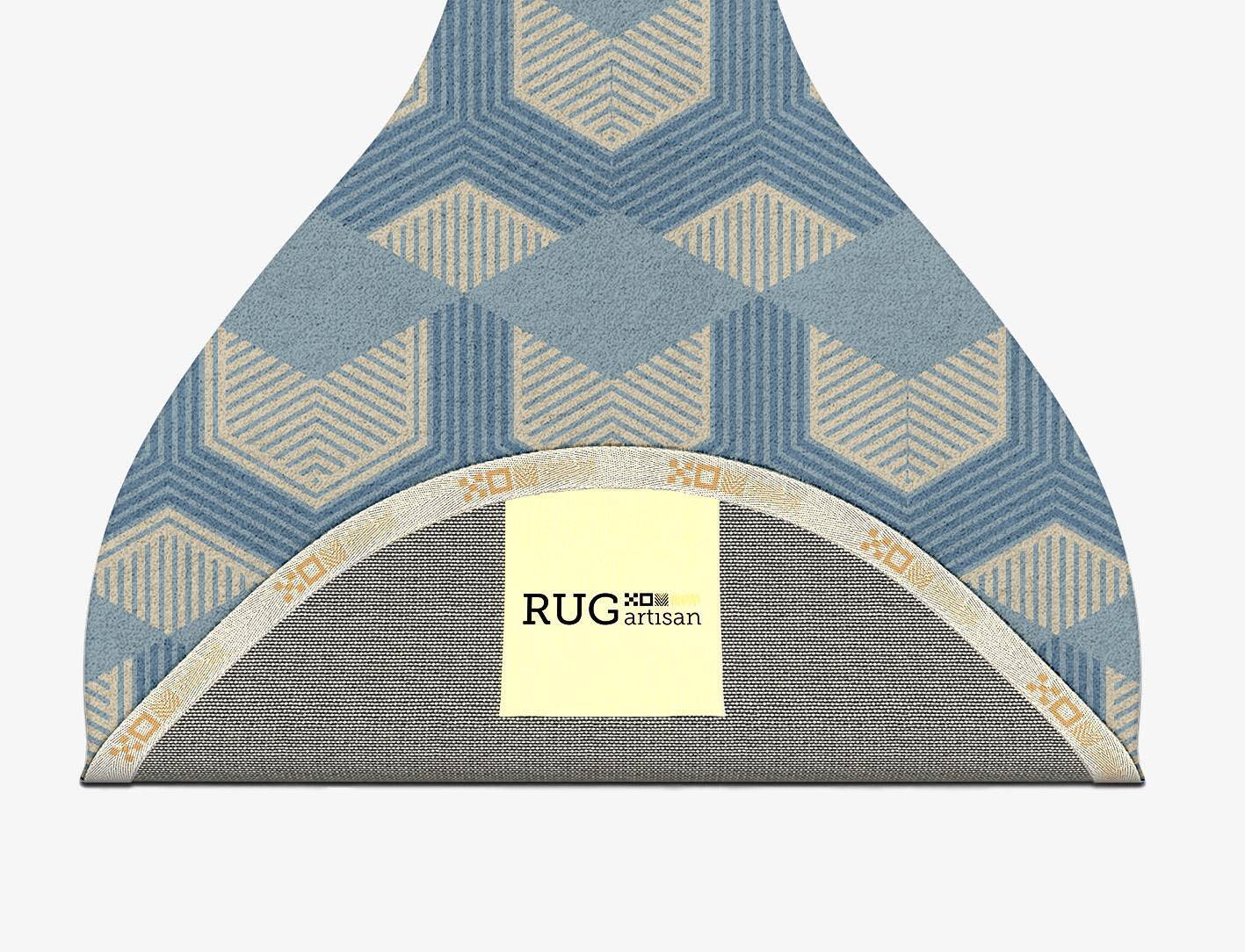 Lanes Modern Geometrics Drop Hand Tufted Pure Wool Custom Rug by Rug Artisan
