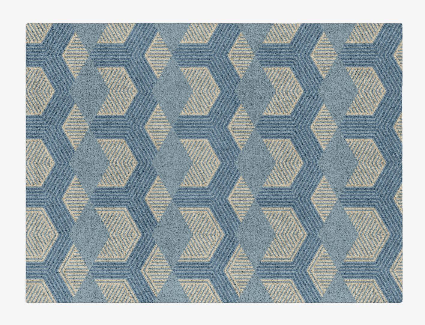 Lanes Modern Geometrics Rectangle Hand Tufted Pure Wool Custom Rug by Rug Artisan