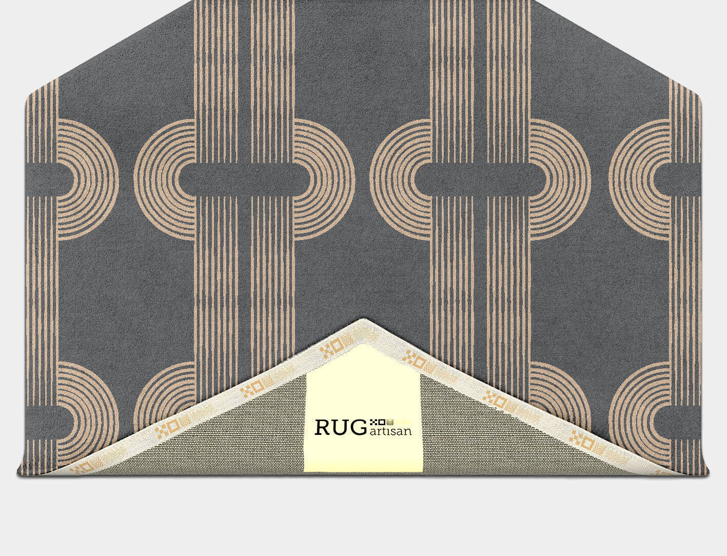 Lars Batik Hexagon Hand Tufted Pure Wool Custom Rug by Rug Artisan