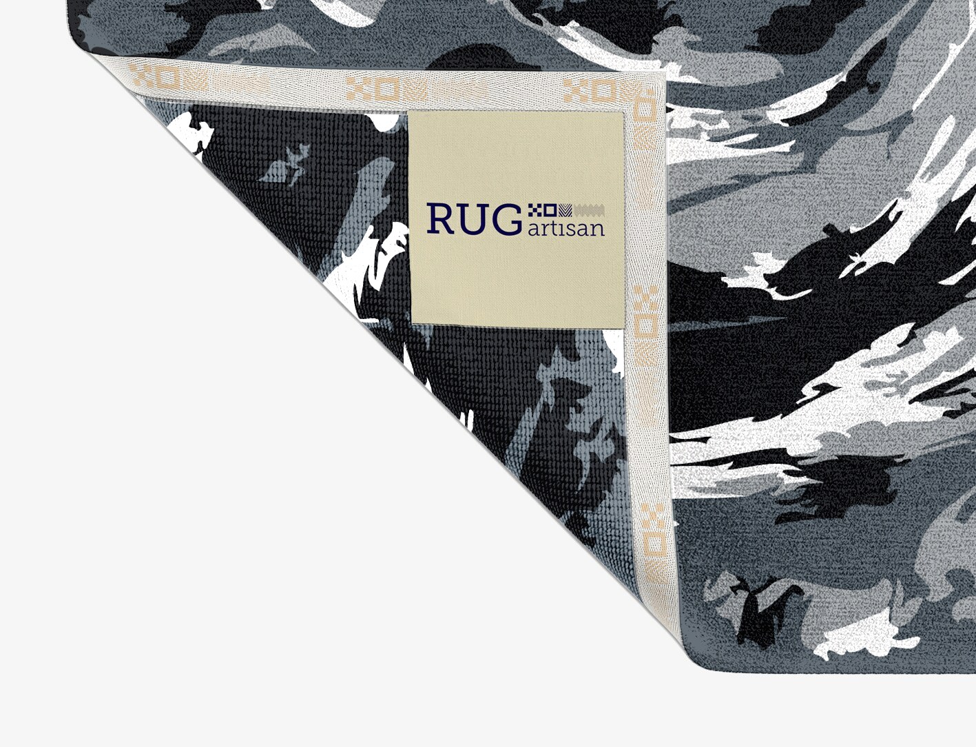 Lava Ash Monochrome Rectangle Hand Knotted Tibetan Wool Custom Rug by Rug Artisan