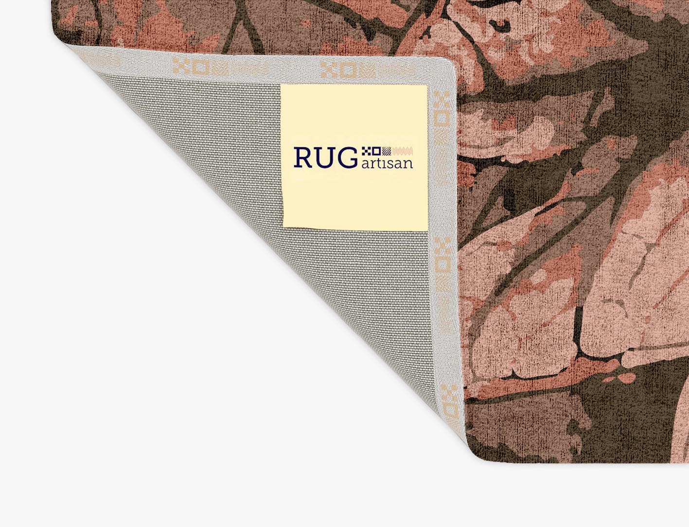 Leaf Floral Rectangle Hand Tufted Bamboo Silk Custom Rug by Rug Artisan