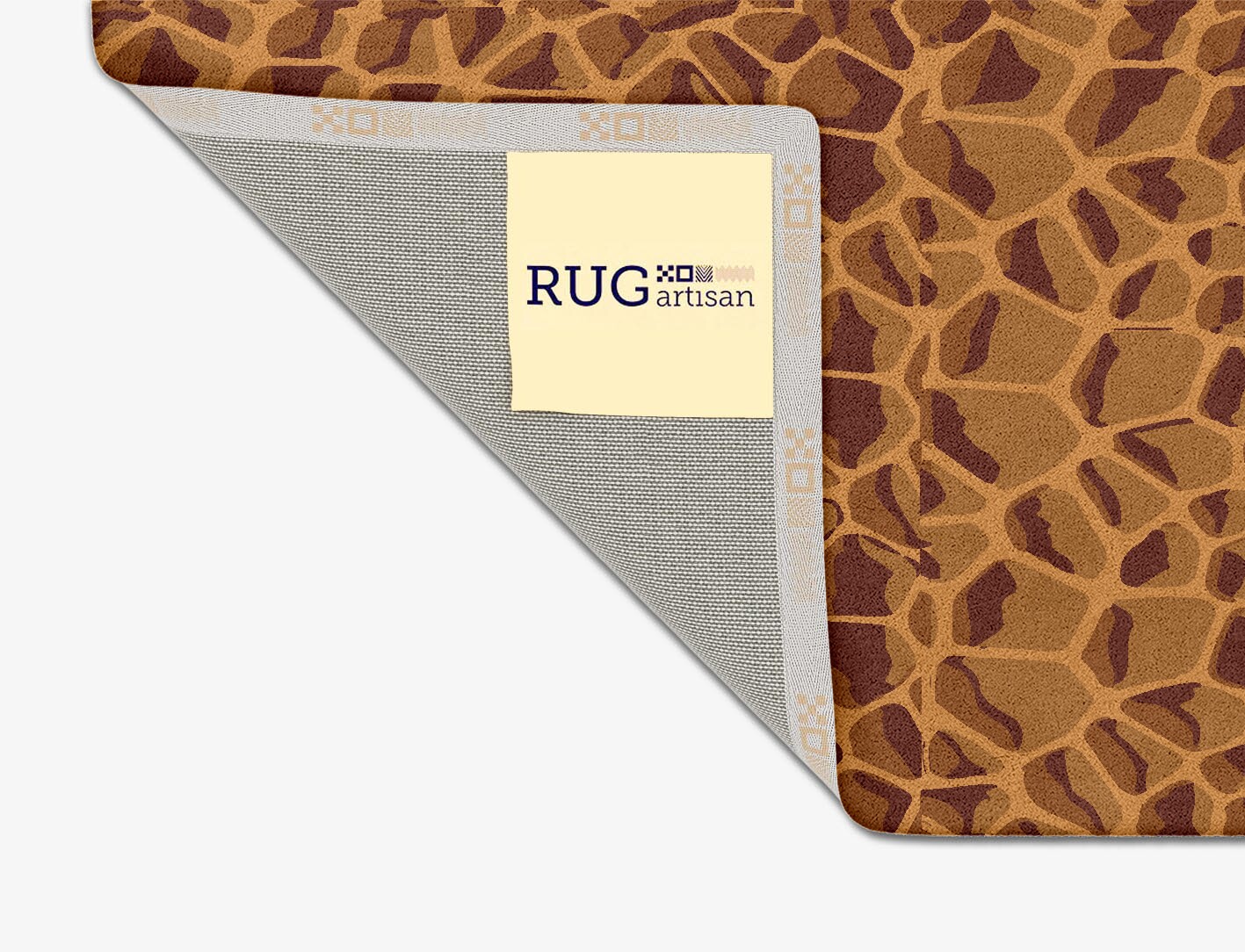 Leathered Geometric Square Hand Tufted Pure Wool Custom Rug by Rug Artisan