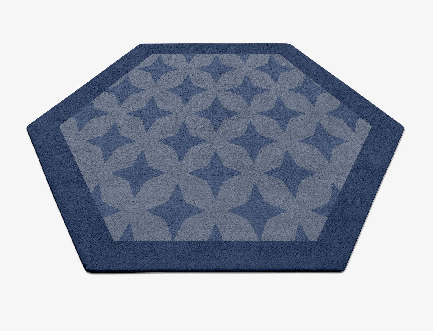 Leo Geometric Hexagon Hand Tufted Pure Wool Custom Rug by Rug Artisan