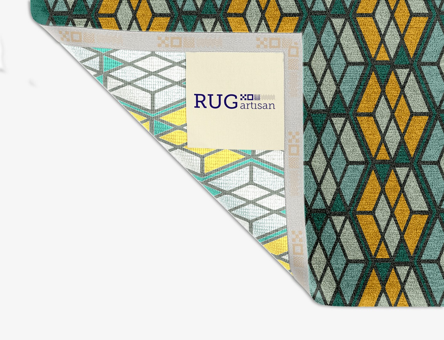 Levels Geometric Square Hand Knotted Tibetan Wool Custom Rug by Rug Artisan