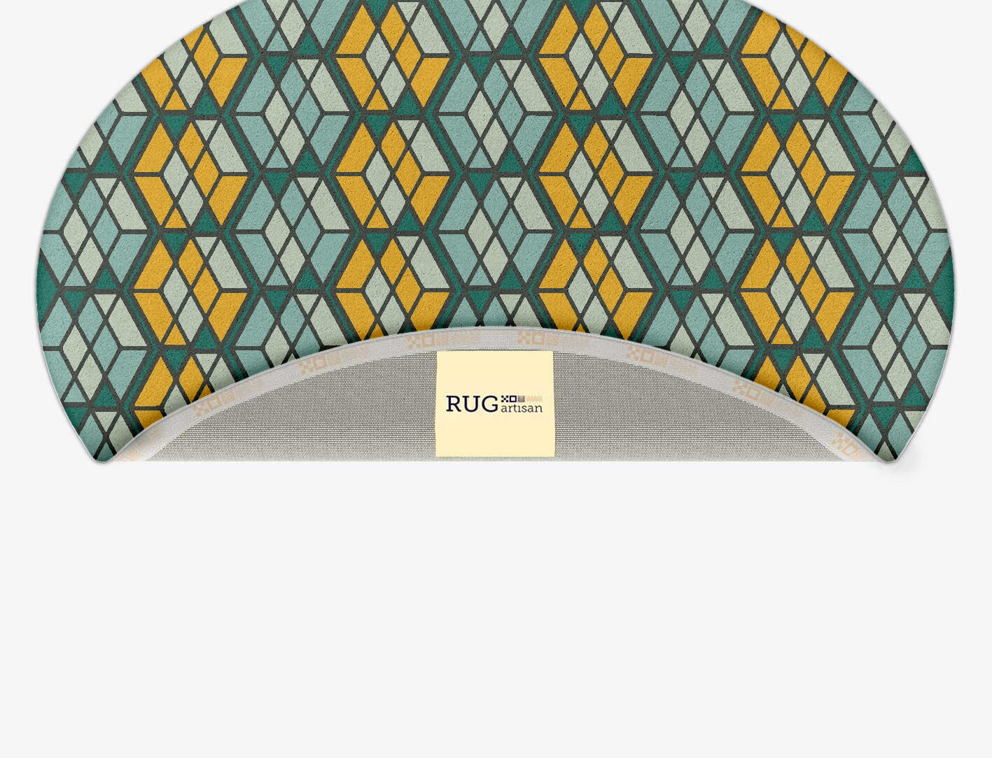 Levels Geometric Oval Hand Tufted Pure Wool Custom Rug by Rug Artisan