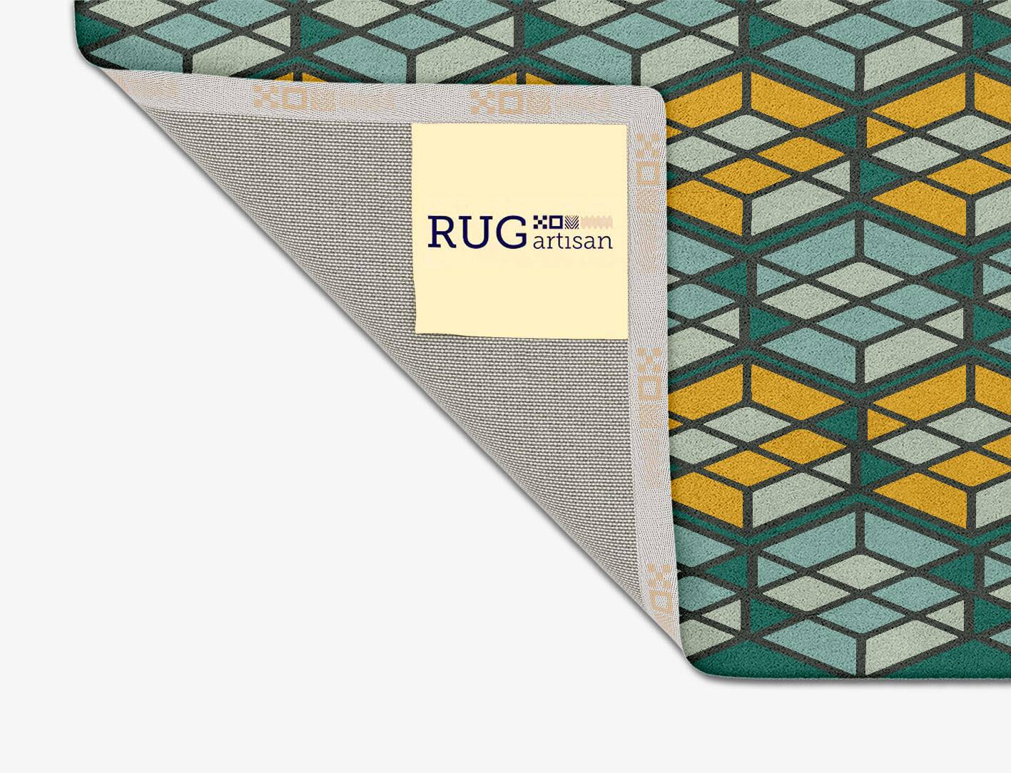 Levels Modern Geometrics Square Hand Tufted Pure Wool Custom Rug by Rug Artisan