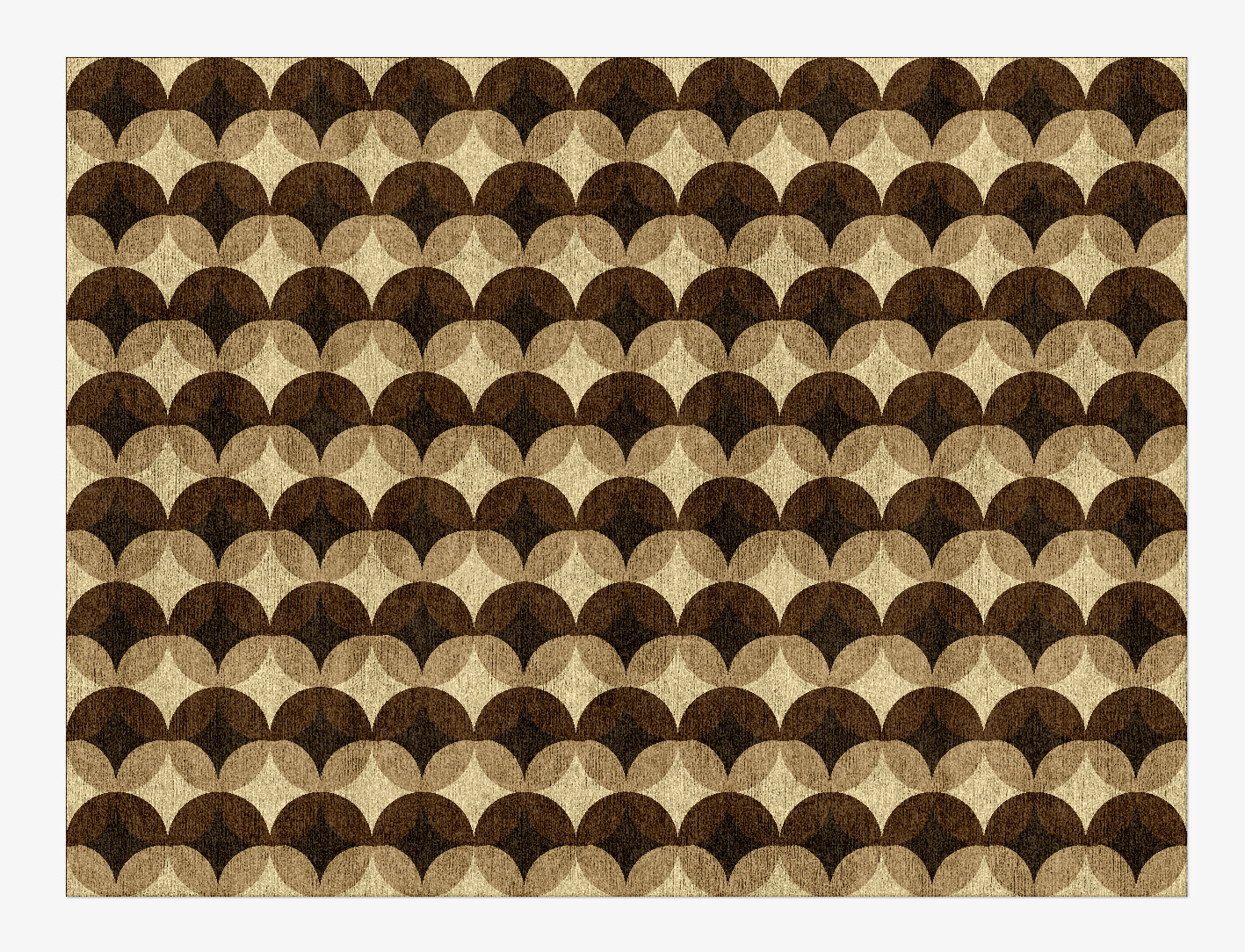 Light Shadows Geometric Rectangle Hand Knotted Bamboo Silk Custom Rug by Rug Artisan