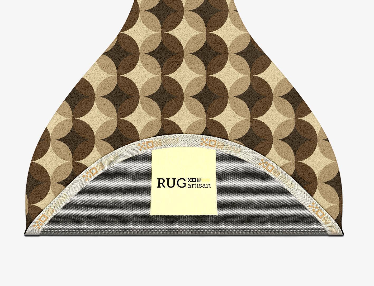 Light Shadows Modern Geometrics Drop Hand Tufted Pure Wool Custom Rug by Rug Artisan