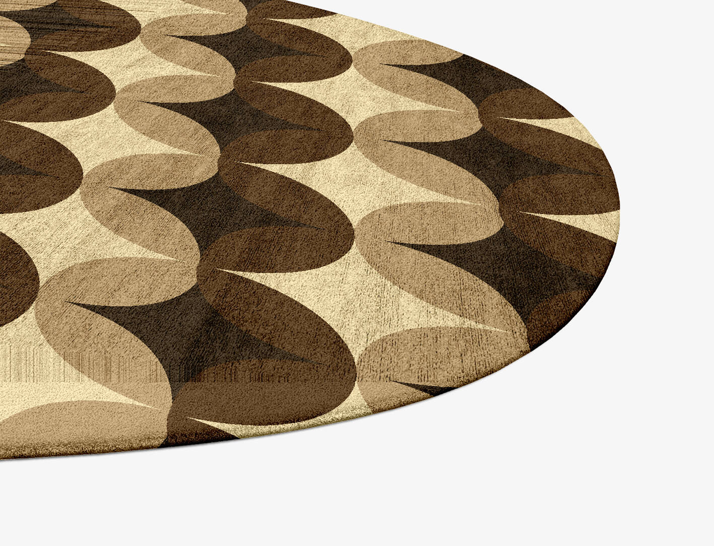 Light Shadows Modern Geometrics Splash Hand Tufted Bamboo Silk Custom Rug by Rug Artisan