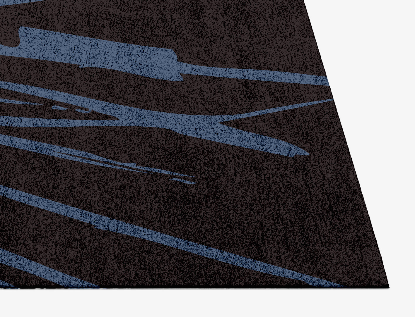 Lightfall Abstract Rectangle Hand Knotted Bamboo Silk Custom Rug by Rug Artisan