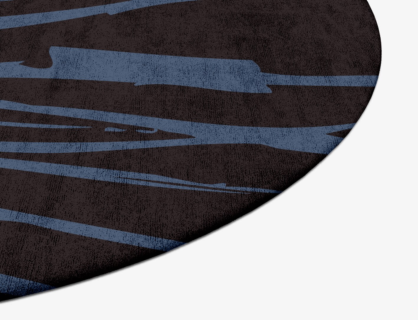 Lightfall Abstract Oval Hand Tufted Bamboo Silk Custom Rug by Rug Artisan