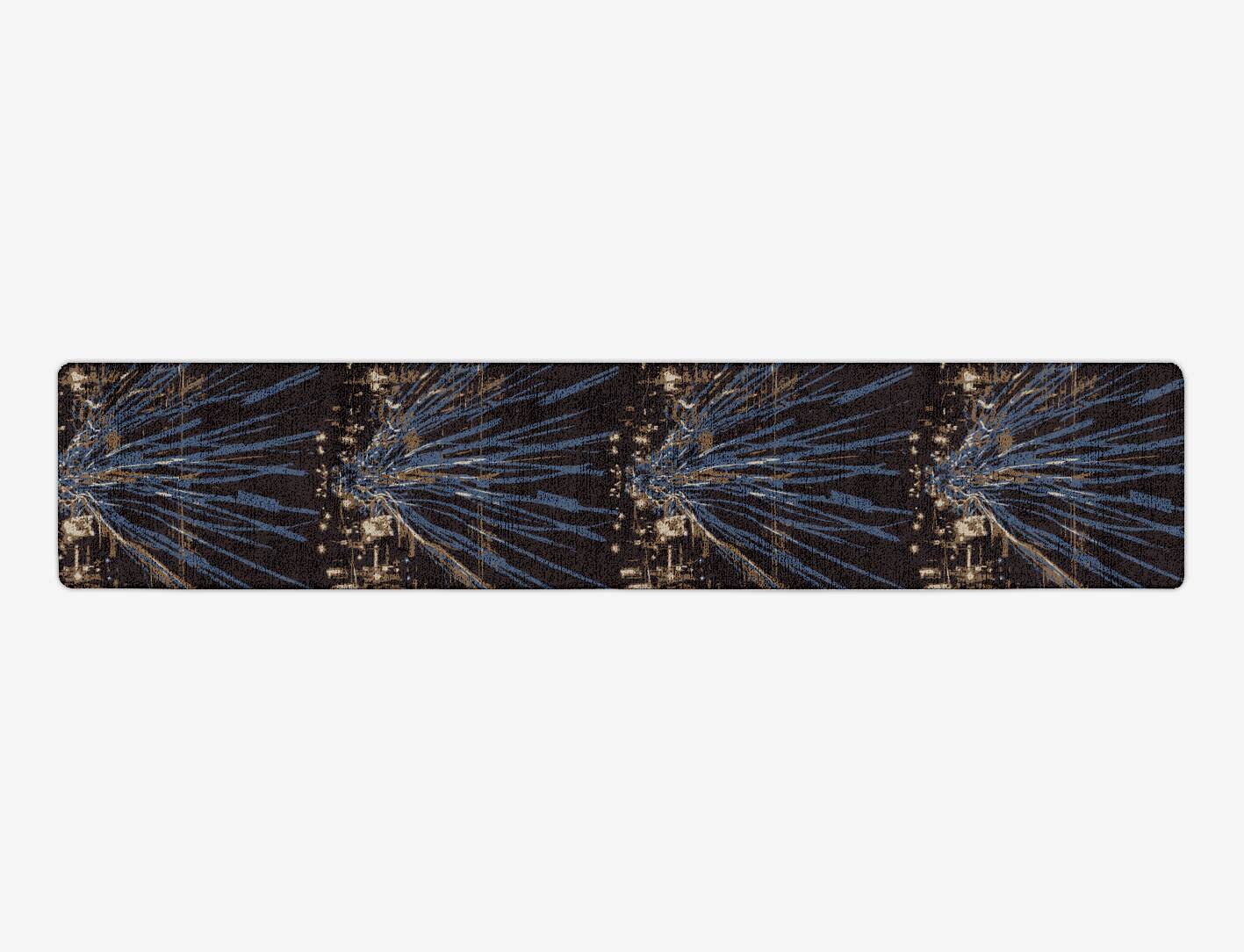 Lightfall Abstract Runner Hand Tufted Bamboo Silk Custom Rug by Rug Artisan