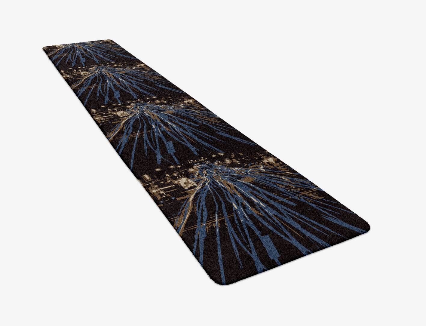 Lightfall Abstract Runner Hand Tufted Pure Wool Custom Rug by Rug Artisan