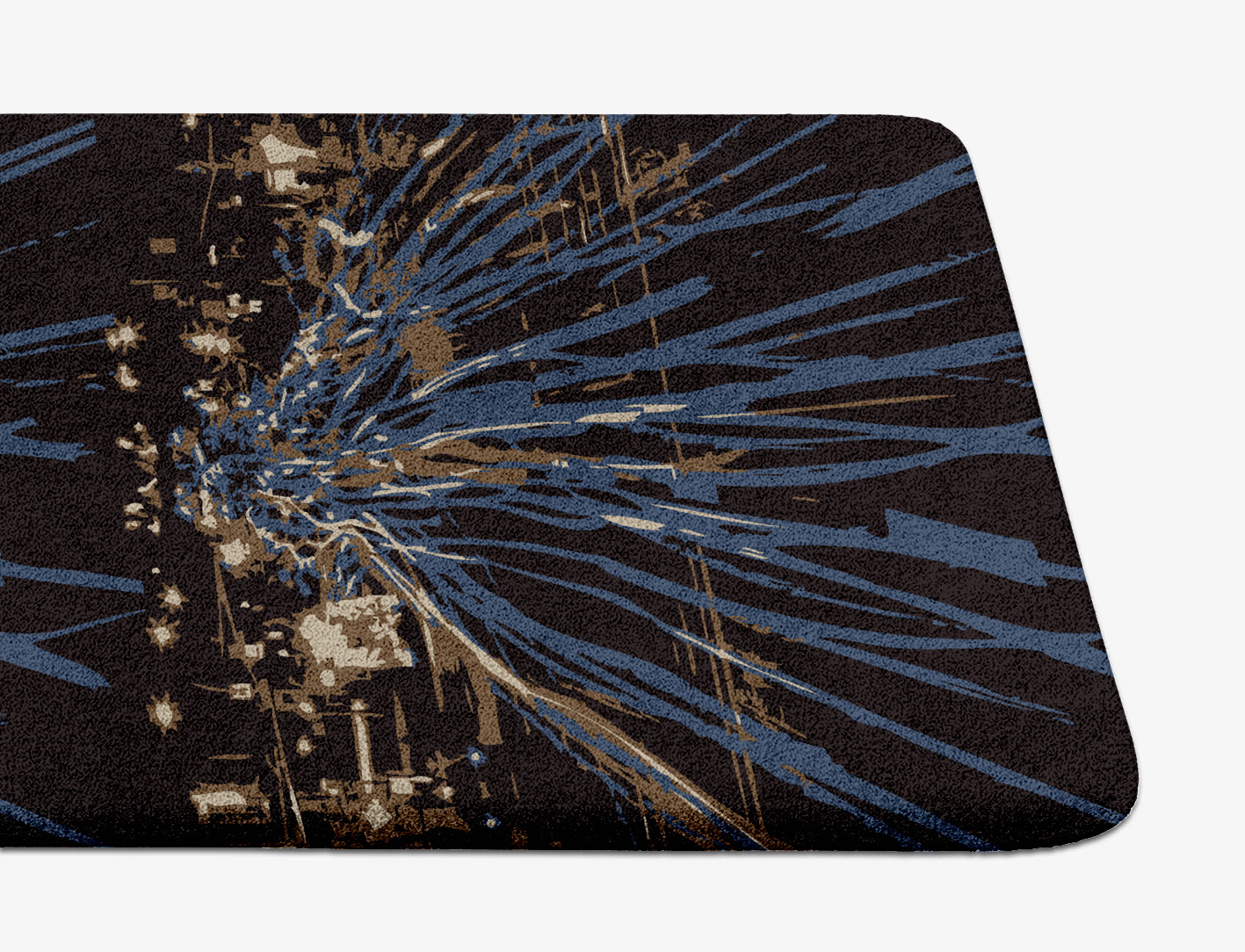 Lightfall Abstract Runner Hand Tufted Pure Wool Custom Rug by Rug Artisan