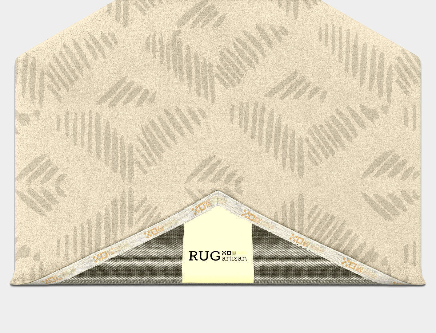 Ligne Batik Hexagon Hand Tufted Pure Wool Custom Rug by Rug Artisan