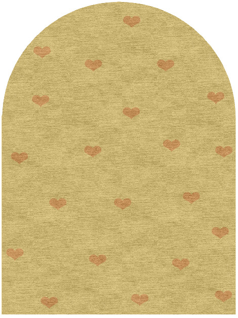 Lil Hearts Kids Arch Hand Knotted Tibetan Wool Custom Rug by Rug Artisan
