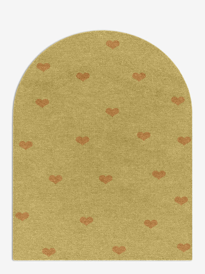 Lil Hearts Kids Arch Hand Knotted Tibetan Wool Custom Rug by Rug Artisan