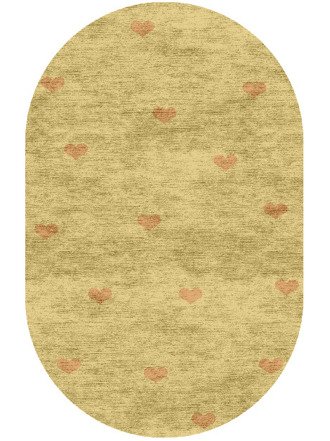 Lil Hearts Kids Capsule Hand Knotted Bamboo Silk Custom Rug by Rug Artisan
