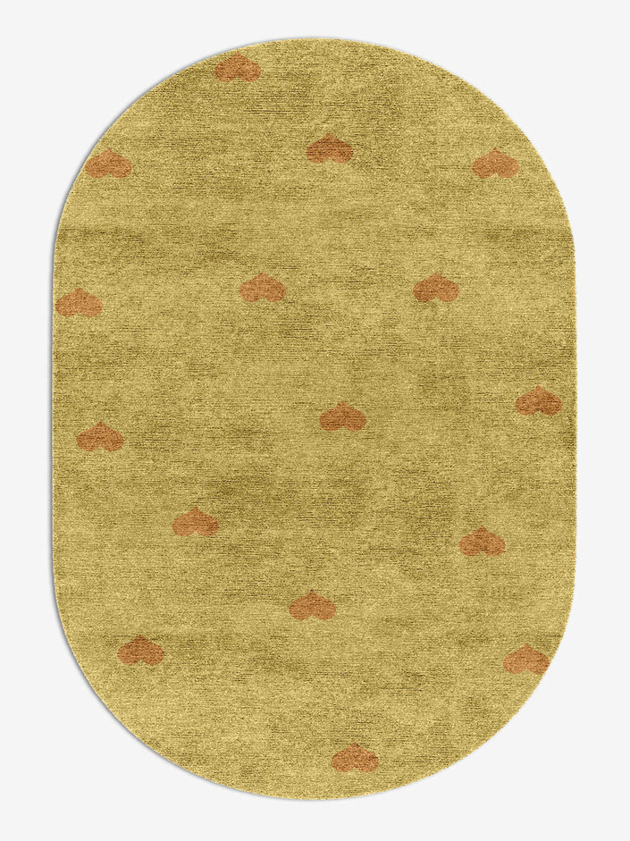 Lil Hearts Kids Capsule Hand Knotted Bamboo Silk Custom Rug by Rug Artisan