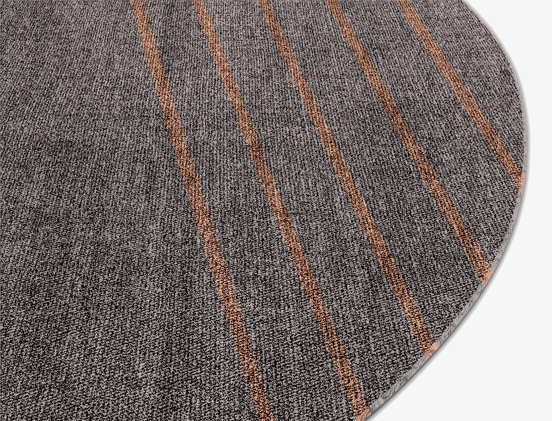 Lilt Minimalist Oval Flatweave Bamboo Silk Custom Rug by Rug Artisan