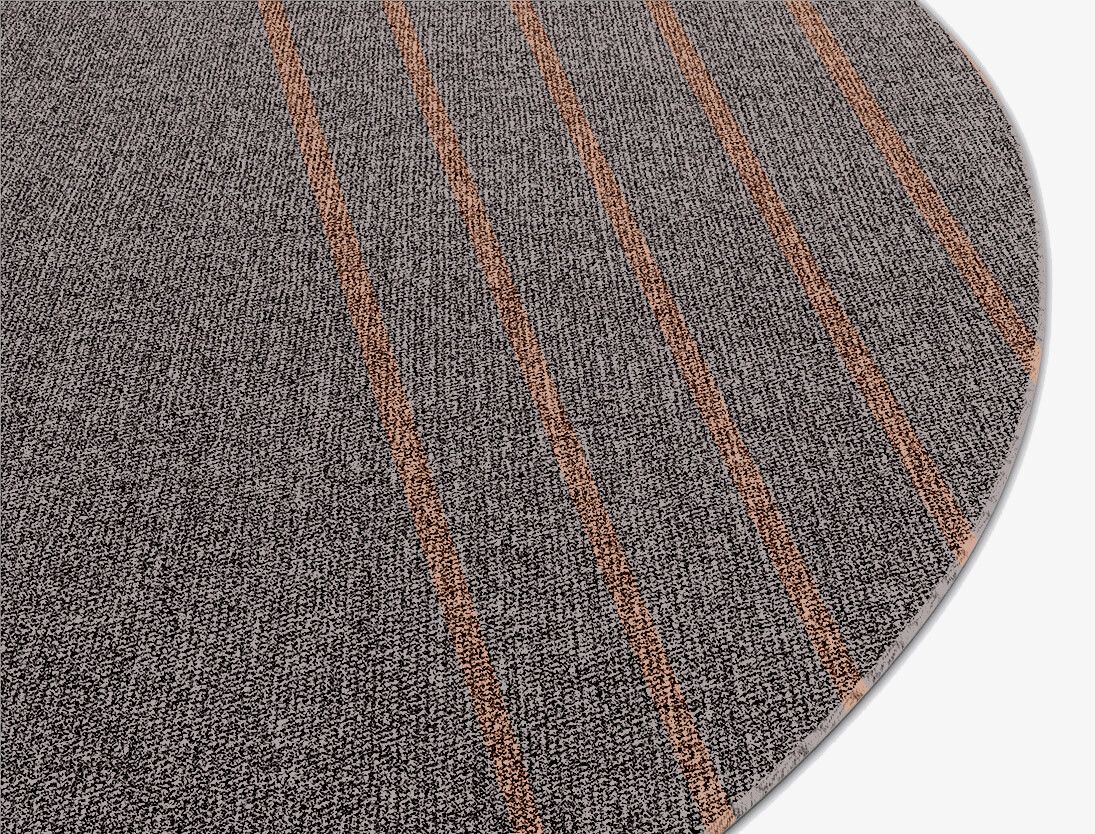 Lilt Minimalist Oval Flatweave New Zealand Wool Custom Rug by Rug Artisan