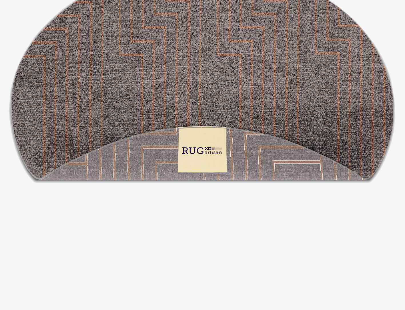 Lilt Minimalist Oval Flatweave New Zealand Wool Custom Rug by Rug Artisan
