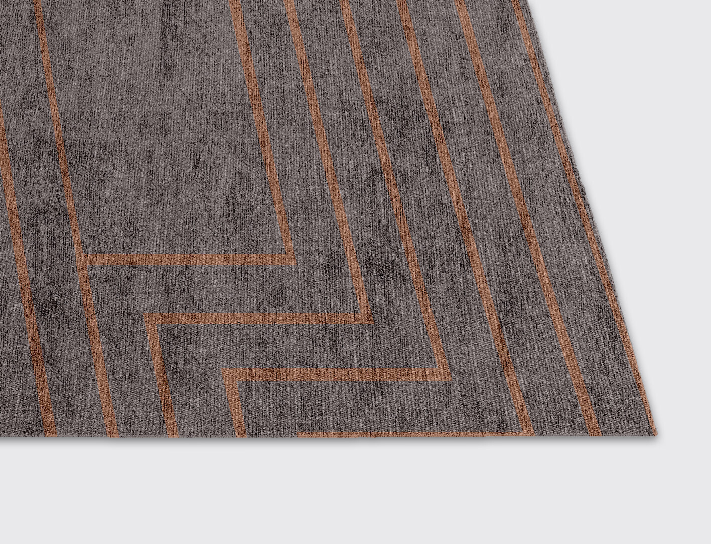 Lilt Minimalist Rectangle Flatweave Bamboo Silk Custom Rug by Rug Artisan
