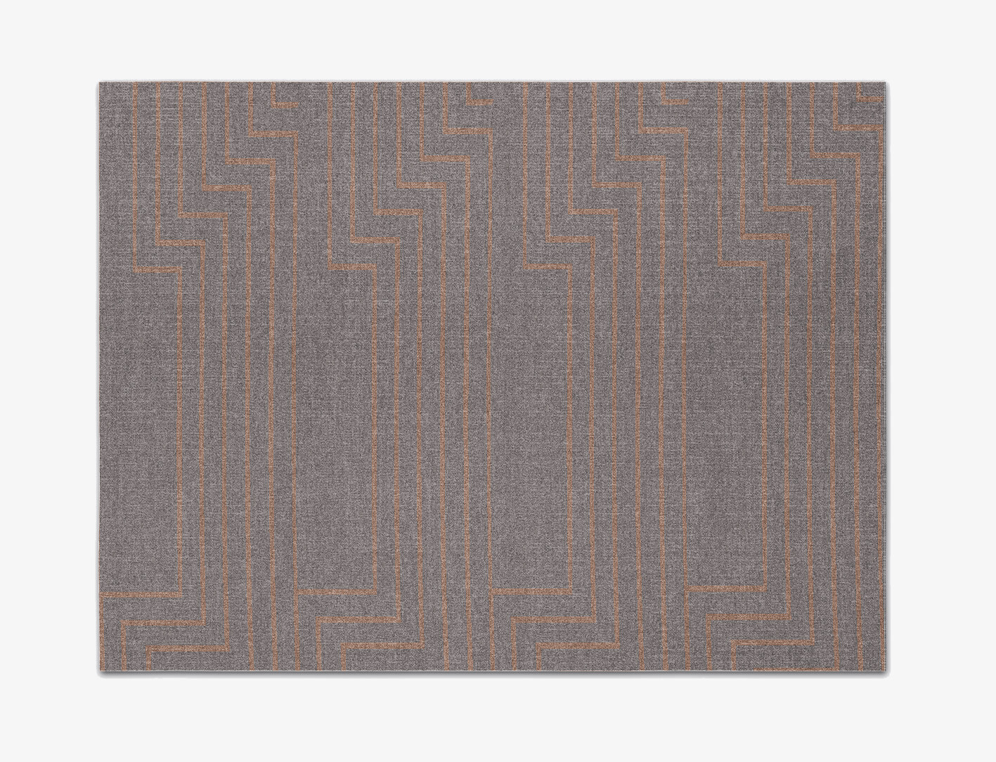 Lilt Minimalist Rectangle Flatweave New Zealand Wool Custom Rug by Rug Artisan