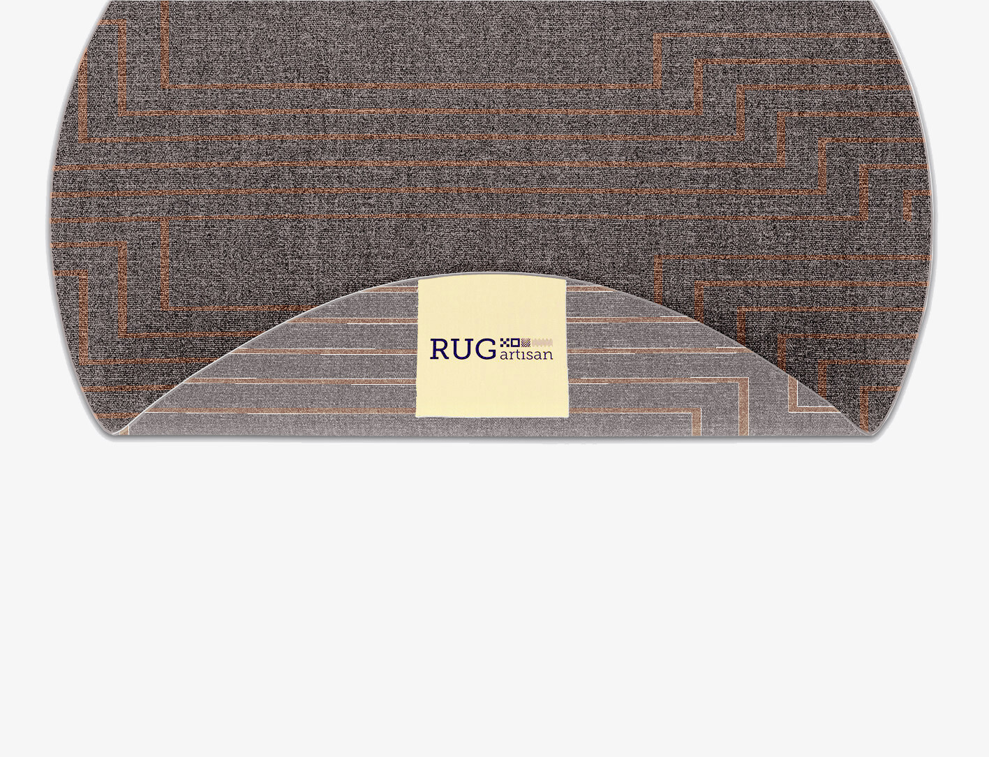 Lilt Minimalist Round Flatweave New Zealand Wool Custom Rug by Rug Artisan