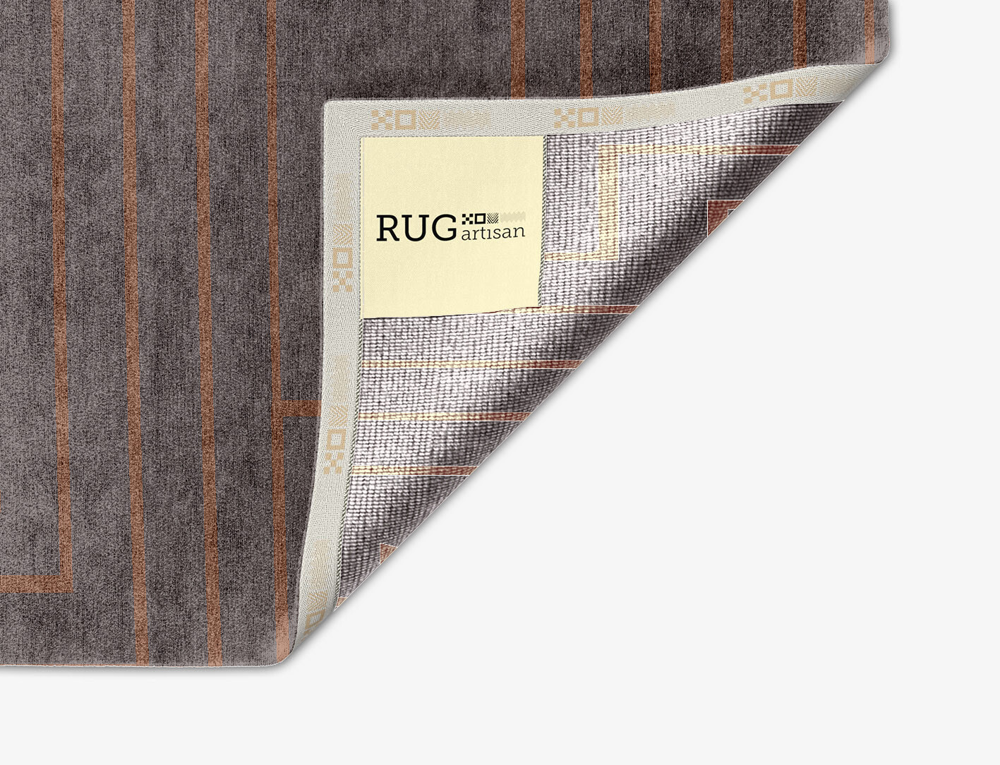 Lilt Minimalist Arch Hand Knotted Bamboo Silk Custom Rug by Rug Artisan