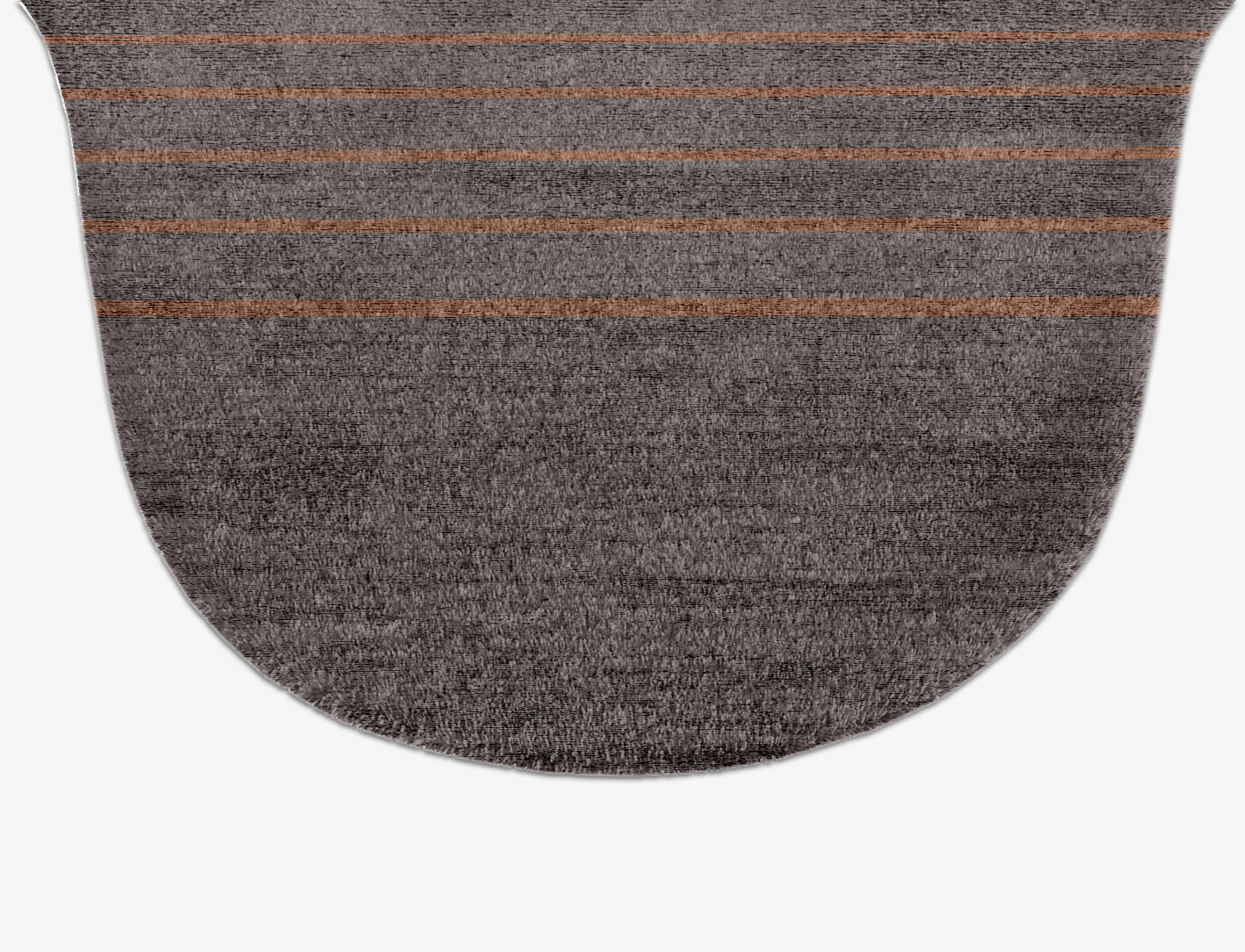 Lilt Minimalist Drop Hand Knotted Bamboo Silk Custom Rug by Rug Artisan