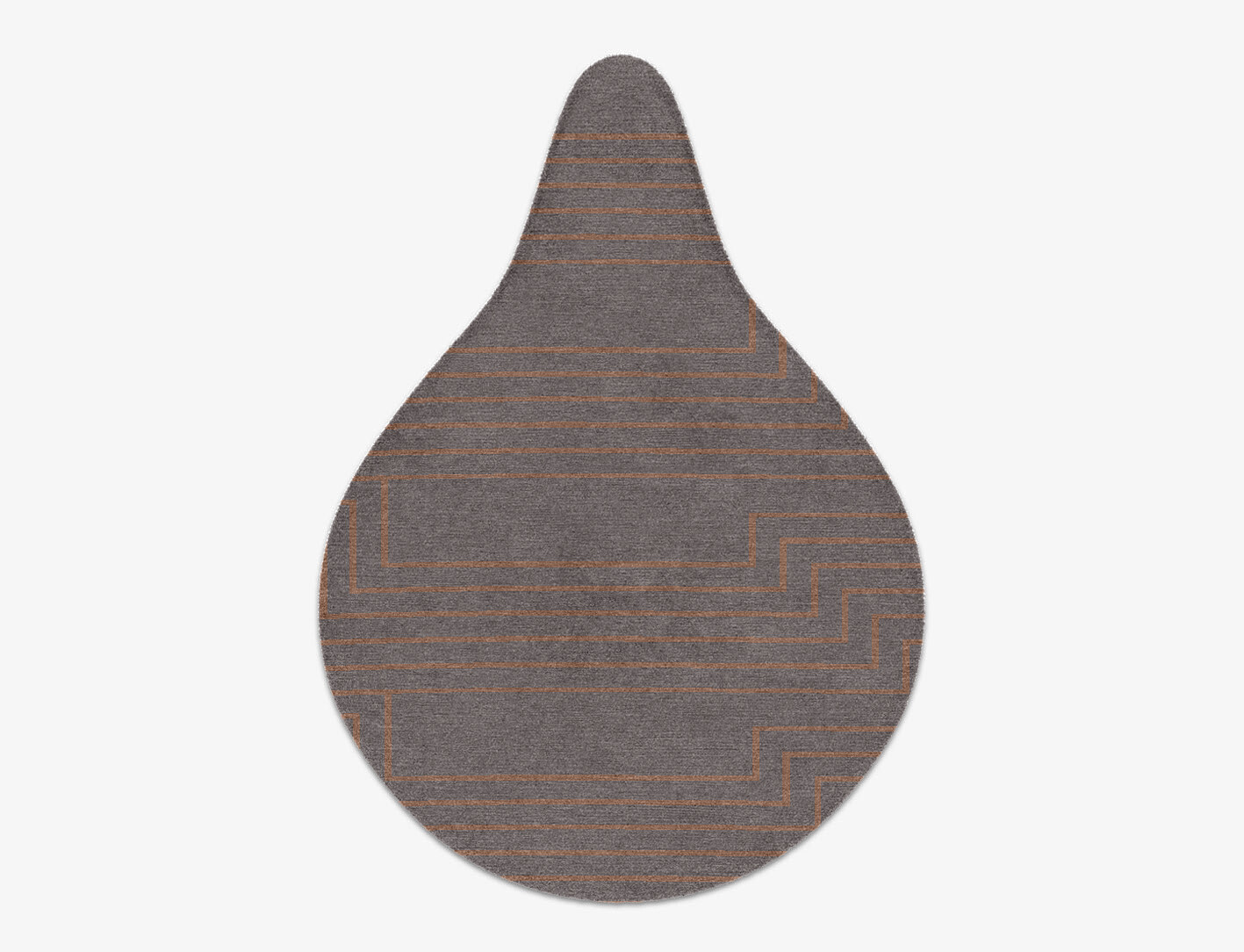 Lilt Minimalist Drop Hand Knotted Tibetan Wool Custom Rug by Rug Artisan
