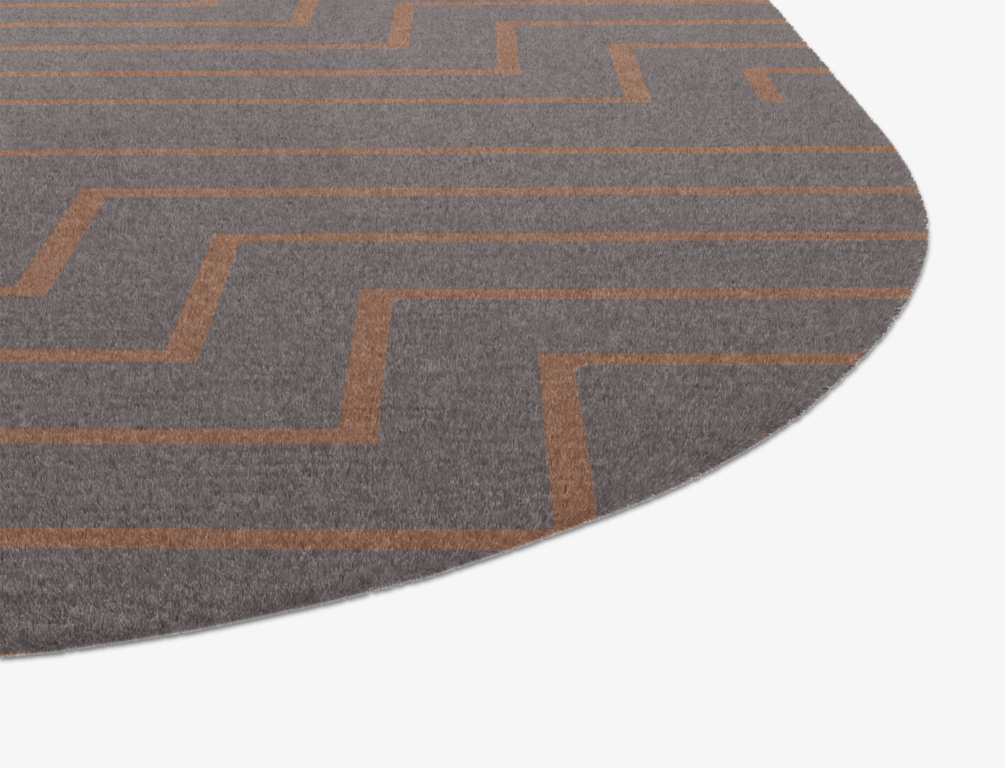 Lilt Minimalist Oblong Hand Knotted Tibetan Wool Custom Rug by Rug Artisan