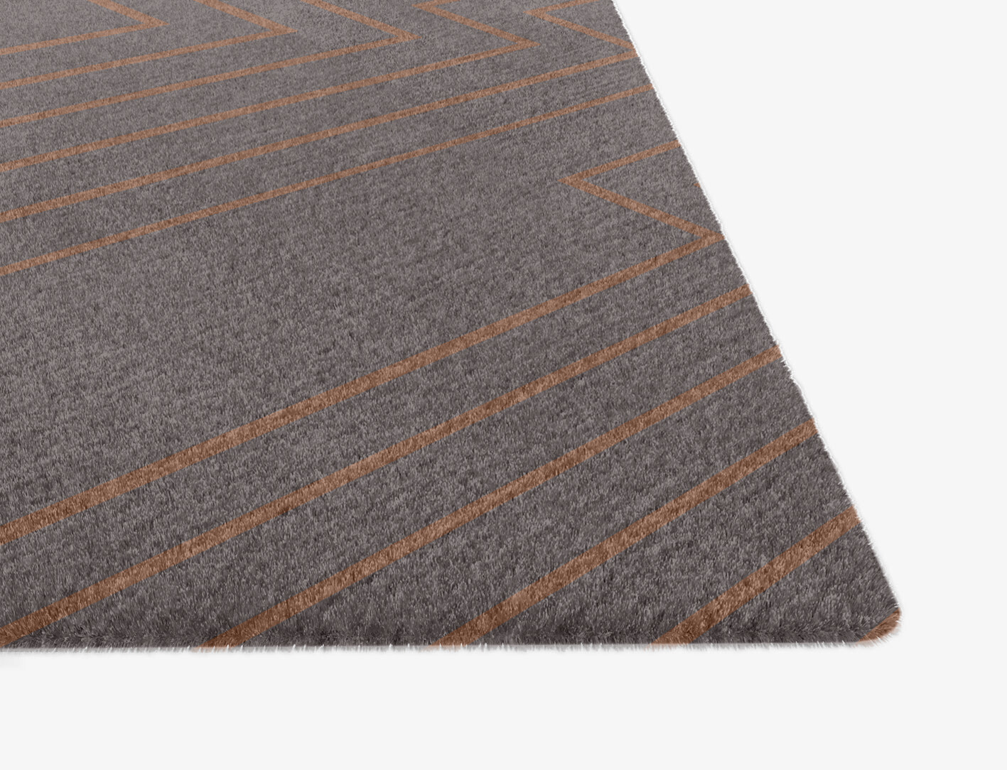 Lilt Minimalist Ogee Hand Knotted Tibetan Wool Custom Rug by Rug Artisan