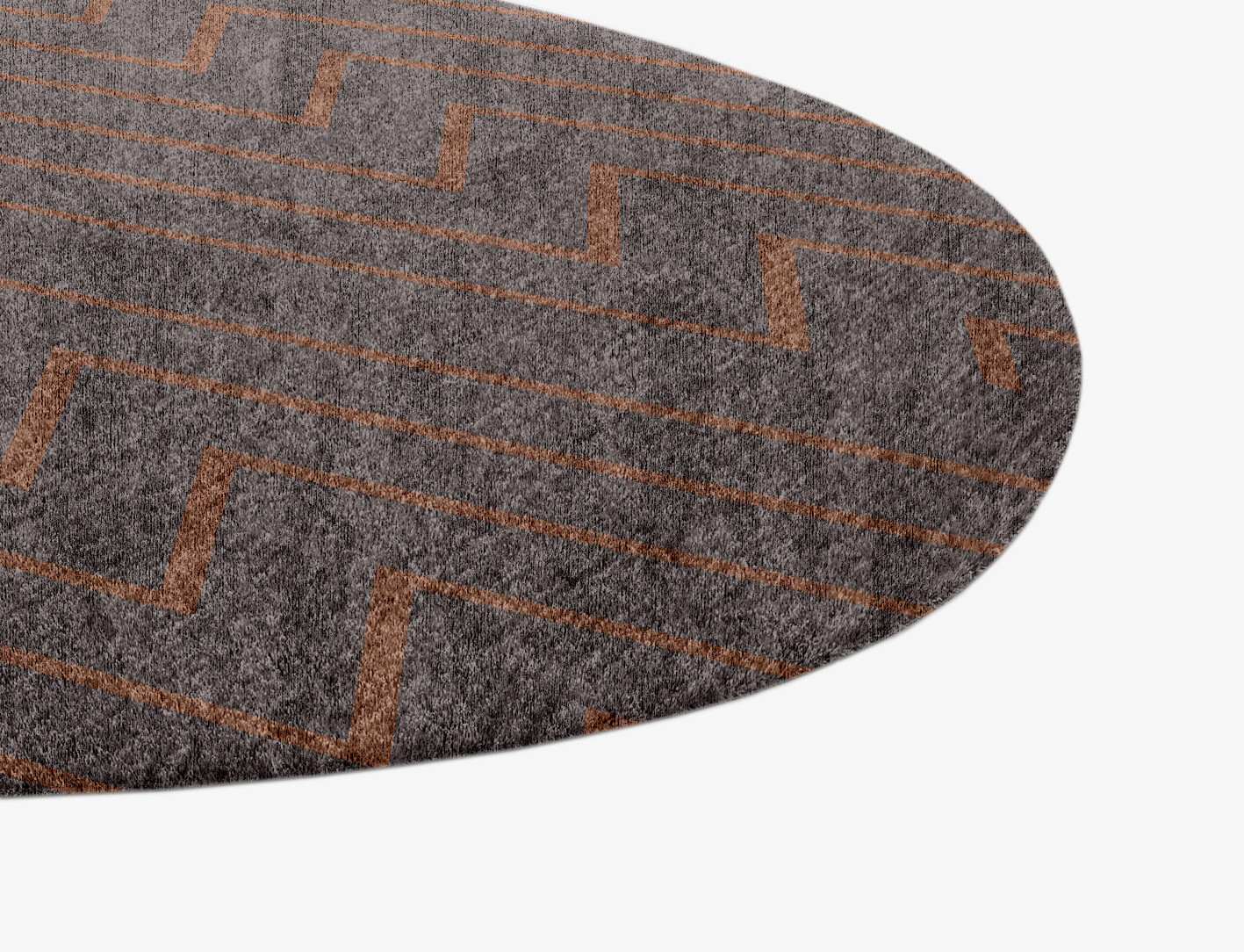 Lilt Minimalist Splash Hand Knotted Bamboo Silk Custom Rug by Rug Artisan