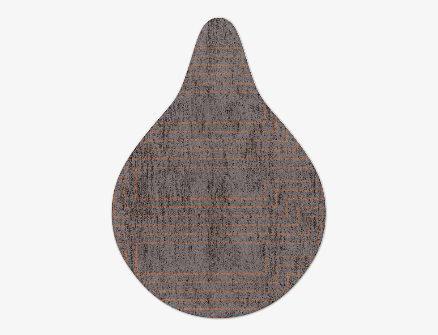Lilt Minimalist Drop Hand Tufted Bamboo Silk Custom Rug by Rug Artisan