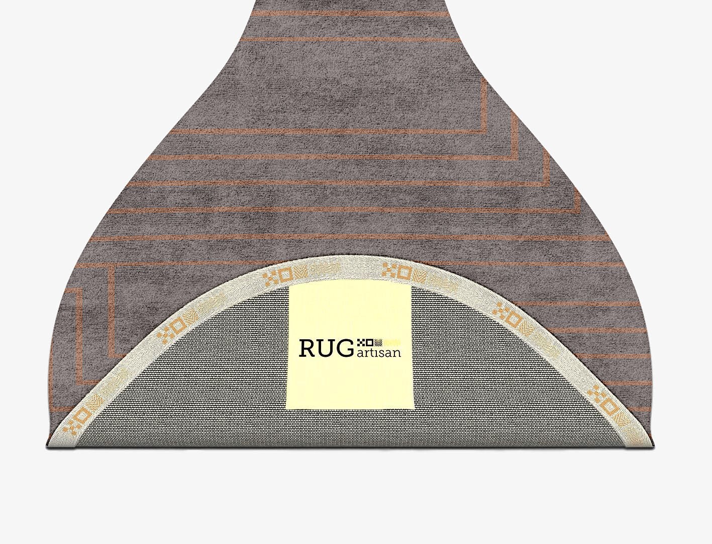 Lilt Minimalist Drop Hand Tufted Bamboo Silk Custom Rug by Rug Artisan