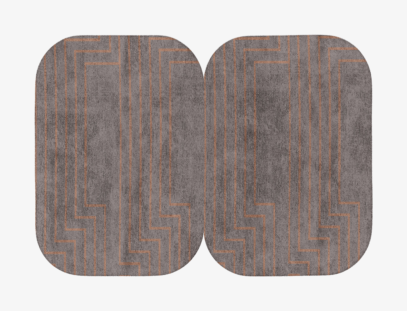 Lilt Minimalist Eight Hand Tufted Bamboo Silk Custom Rug by Rug Artisan