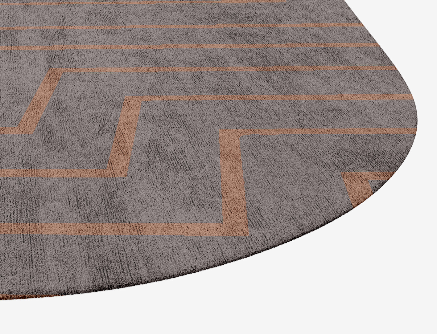 Lilt Minimalist Eight Hand Tufted Bamboo Silk Custom Rug by Rug Artisan