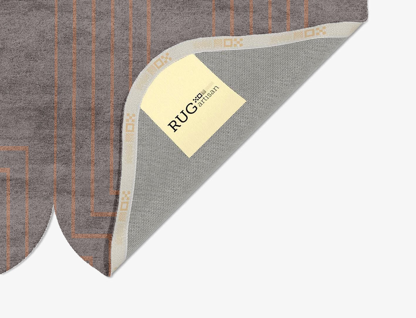 Lilt Minimalist Eight Hand Tufted Bamboo Silk Custom Rug by Rug Artisan