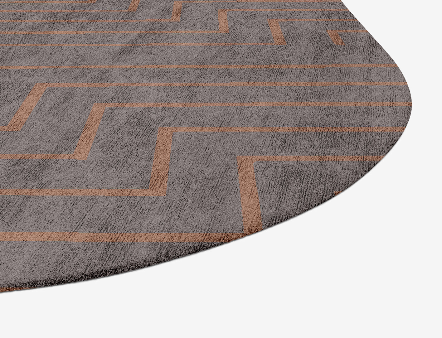 Lilt Minimalist Oblong Hand Tufted Bamboo Silk Custom Rug by Rug Artisan