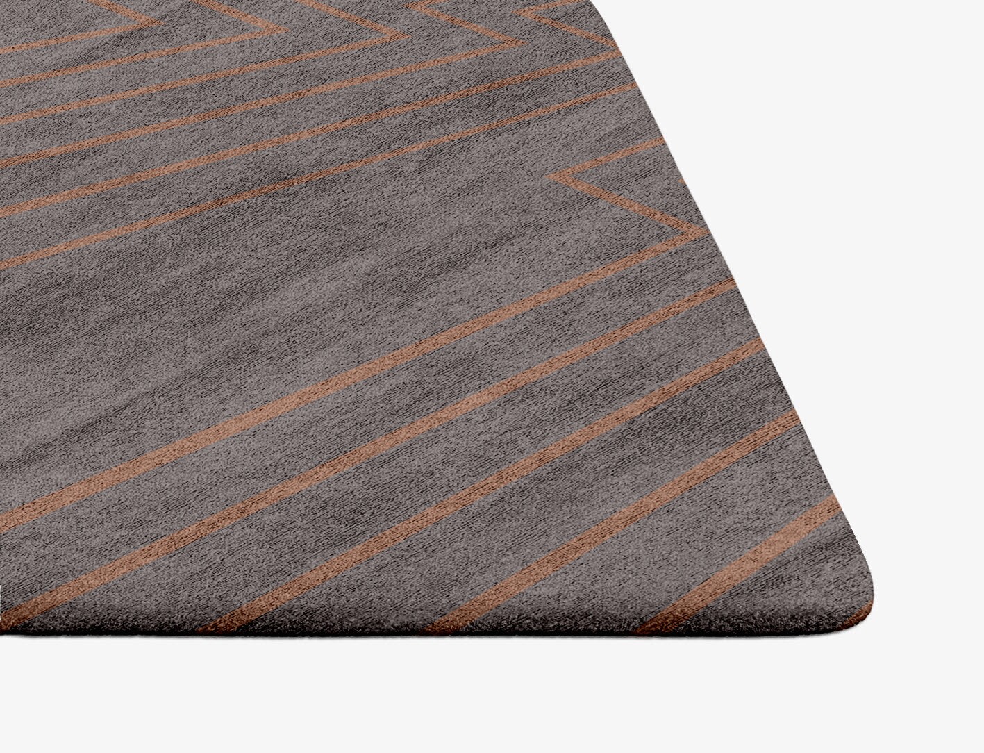 Lilt Minimalist Ogee Hand Tufted Bamboo Silk Custom Rug by Rug Artisan