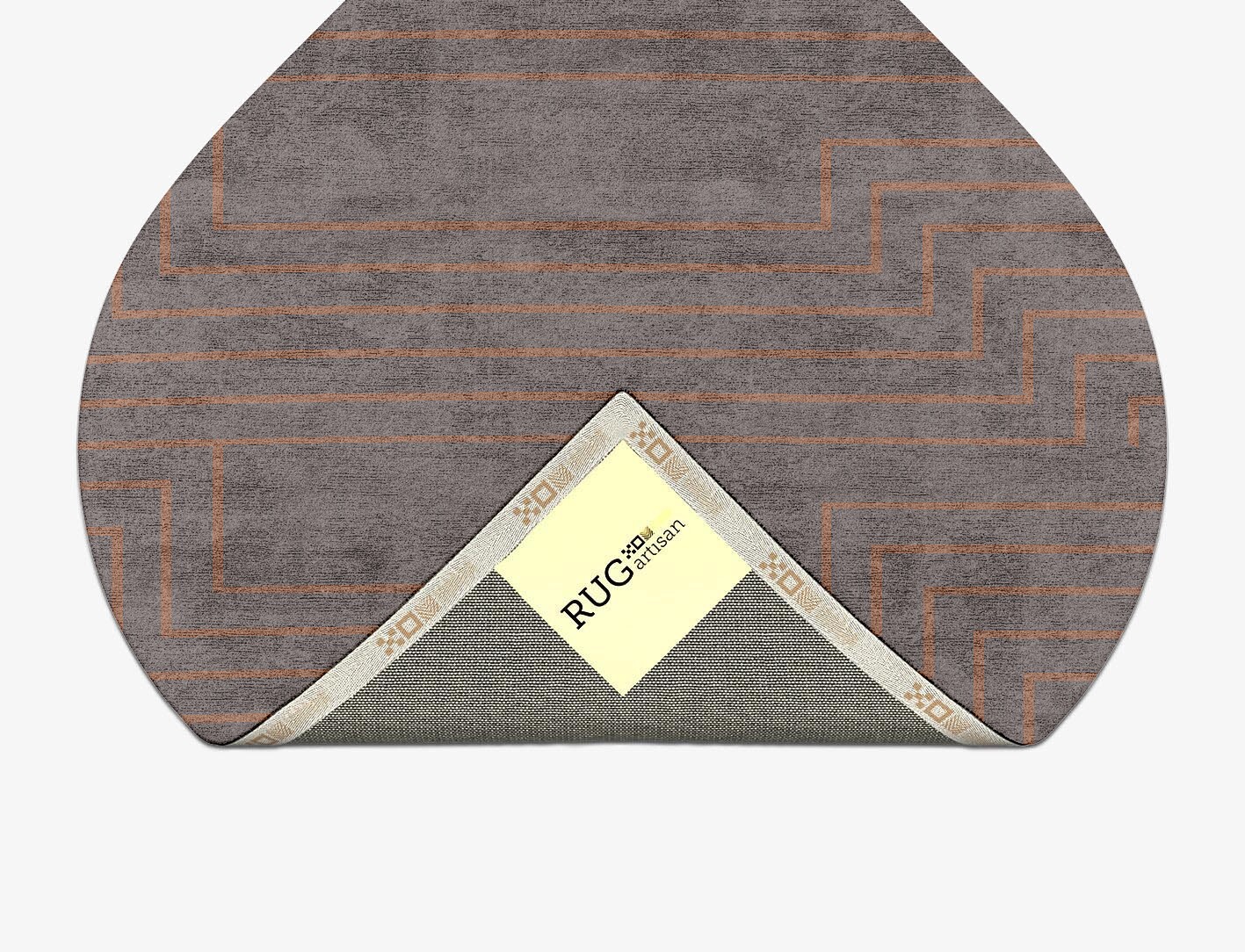 Lilt Minimalist Ogee Hand Tufted Bamboo Silk Custom Rug by Rug Artisan