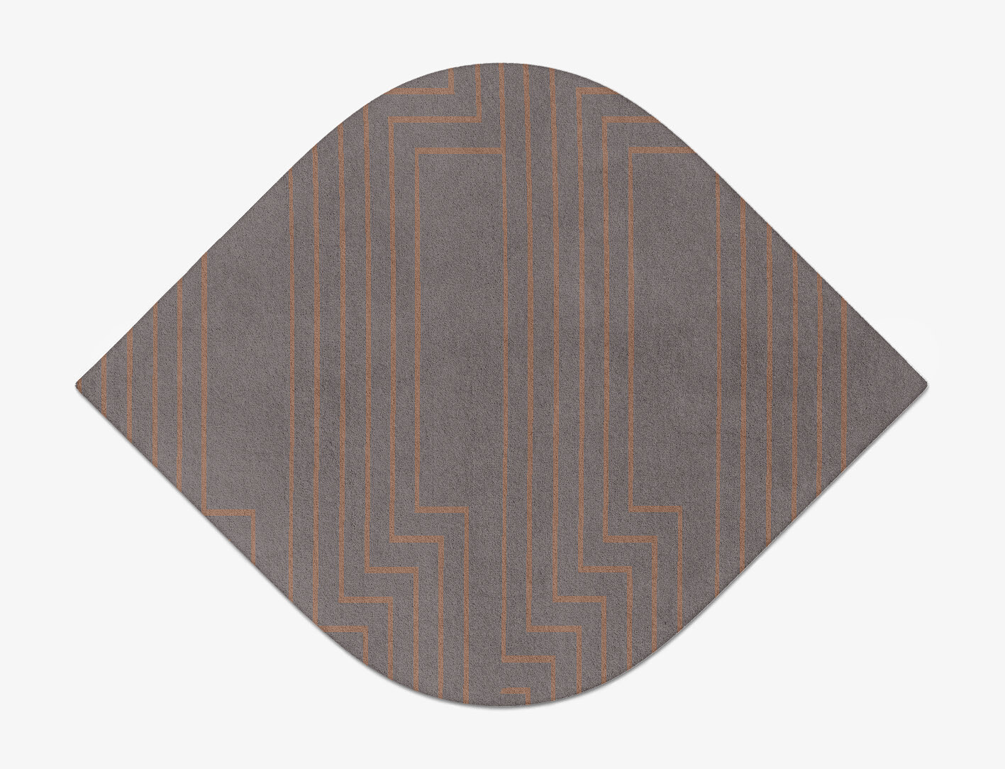 Lilt Minimalist Ogee Hand Tufted Pure Wool Custom Rug by Rug Artisan