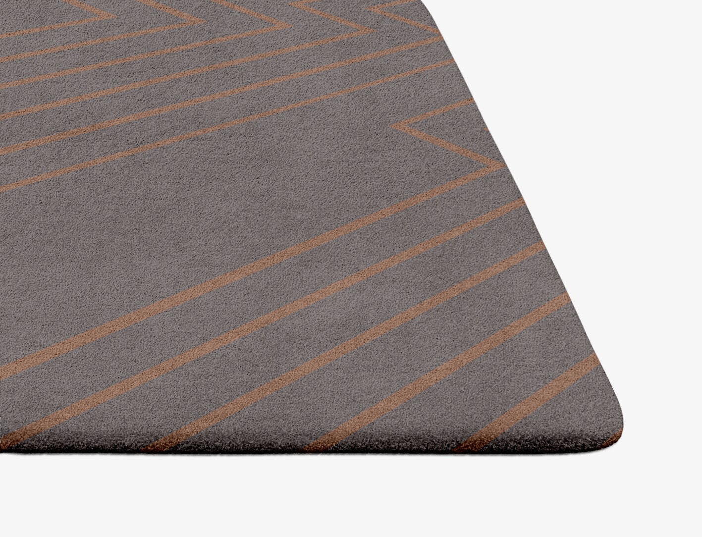 Lilt Minimalist Ogee Hand Tufted Pure Wool Custom Rug by Rug Artisan
