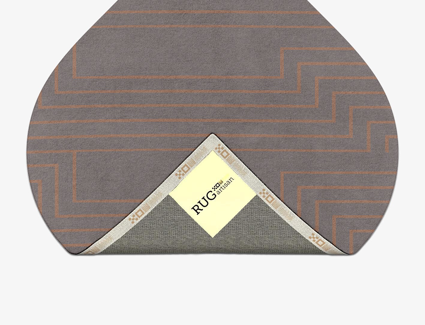 Lilt Minimalist Ogee Hand Tufted Pure Wool Custom Rug by Rug Artisan