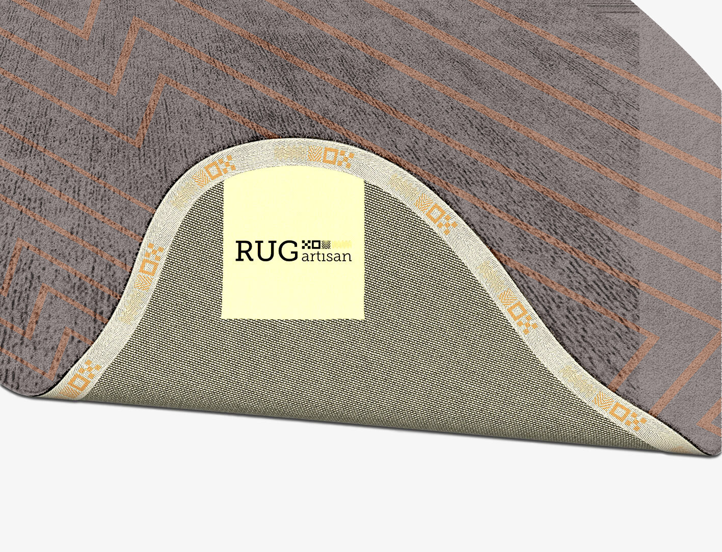 Lilt Minimalist Splash Hand Tufted Bamboo Silk Custom Rug by Rug Artisan